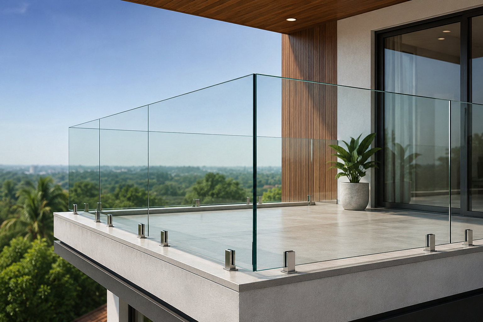 A.S Enterprises - Latest update - Frameless Glass Railing