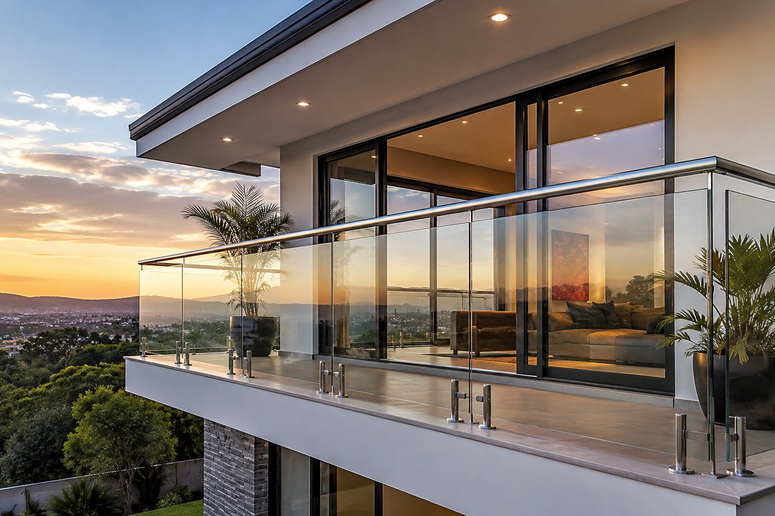 A.S Enterprises - Latest update - Balcony Glass Railing Design
