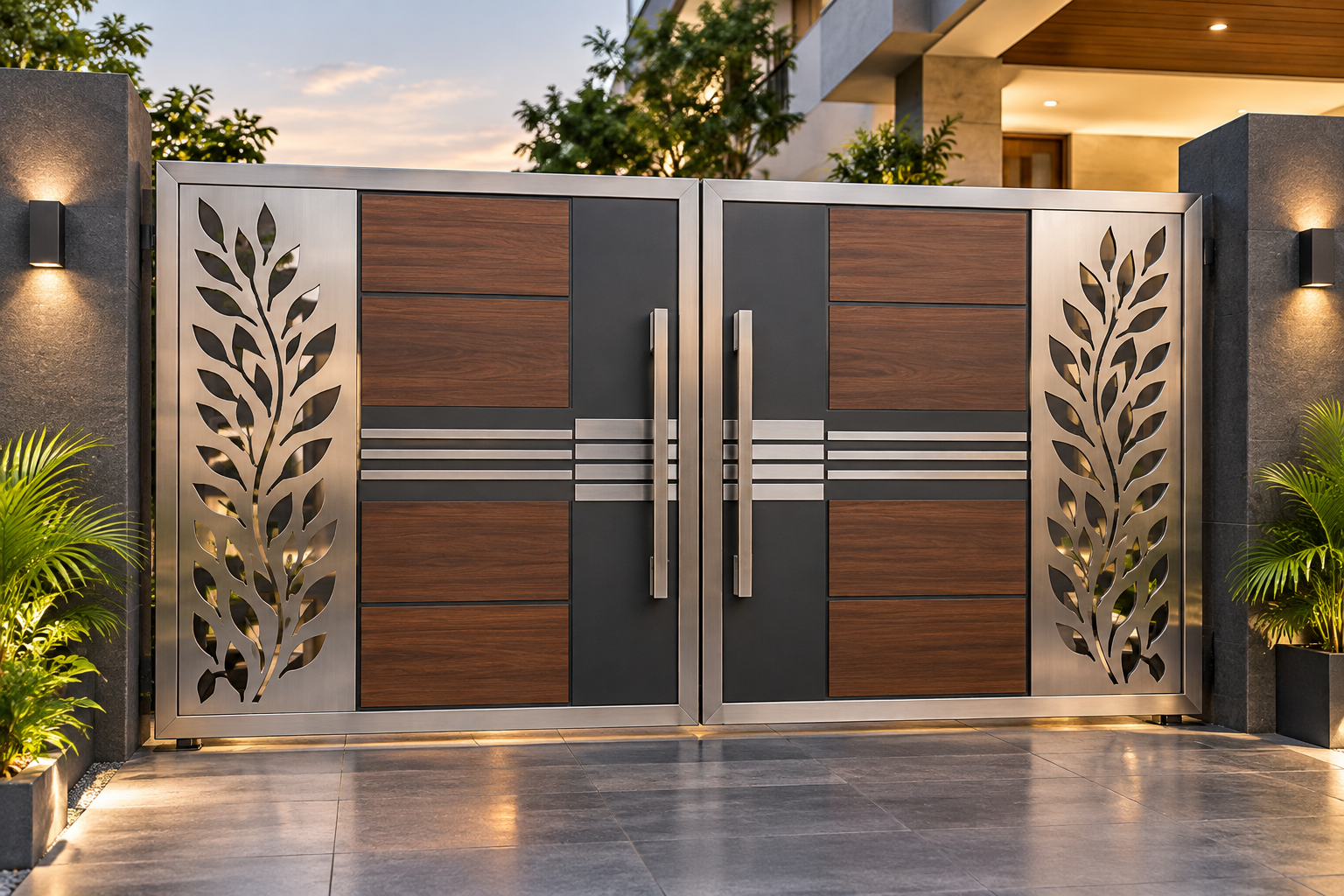 A.S Enterprises - Latest update - SS Gate CNC with Fundermax Manufacturers Bangalore
