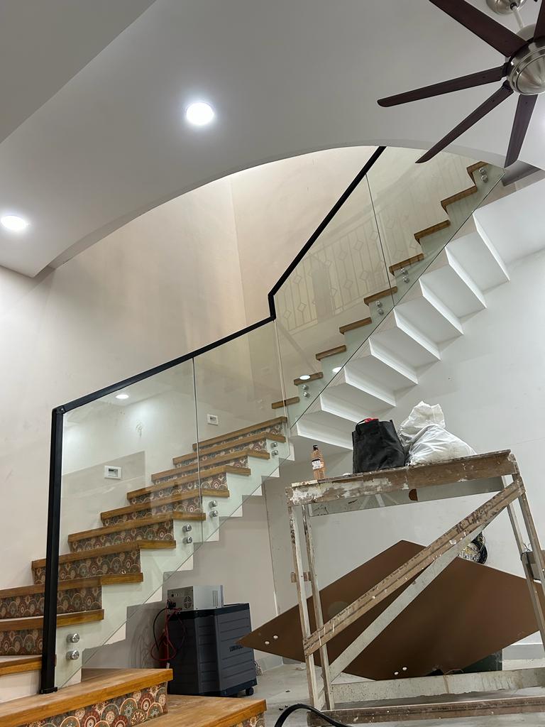 A.S Enterprises - Latest update - Aluminium Side Mounted Modular Glass Railing In Bangalore