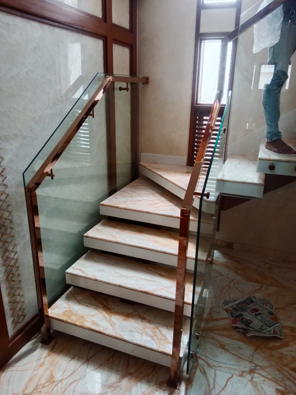 A.S Enterprises - Latest update - Side Mounted Fittings Staircase Toughened Glass In Bangalore