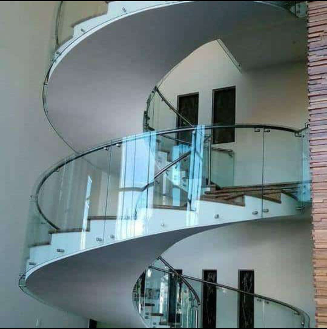 A.S Enterprises - Latest update - Spiral Glass Staircase Railing In Bangalore