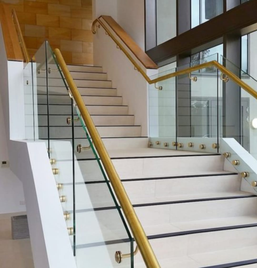 A.S Enterprises - Latest update - Brass Railing 12mm Glass In Bangalore