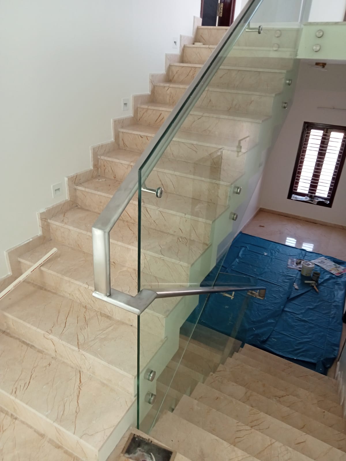 A.S Enterprises - Latest update - Toughened Glass Railing Oval Pipe In Bangalore