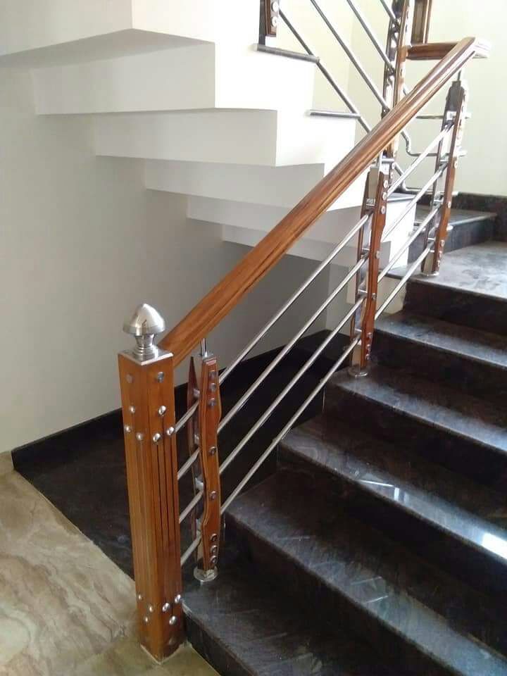 A.S Enterprises - Latest update - SS Wood Pillar Railing In Bangalore