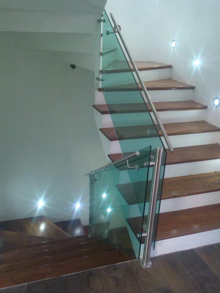 A.S Enterprises - Latest update - Staircase Railing SS With Glass In Bangalore