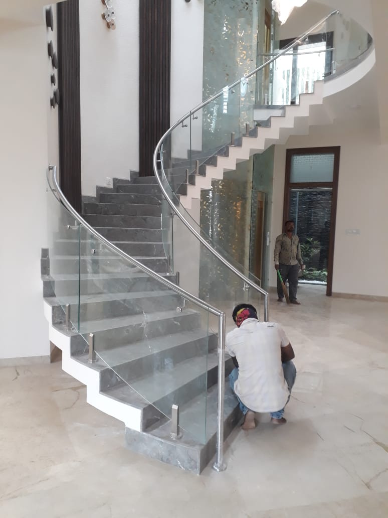 A.S Enterprises - Latest update - Modular Spiral SS Glass Railing Manufacturers in Bangalore